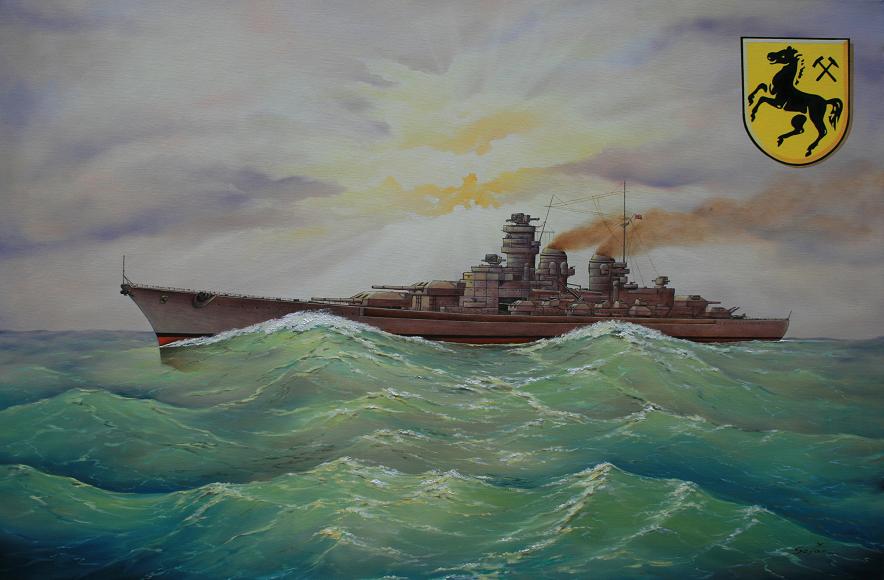 Deutsches Schlachtschiff der H44-Klasse