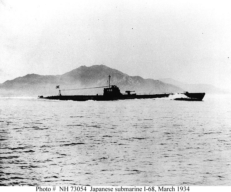 Japanisches U-Boot I-68, März 1934